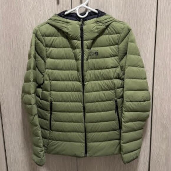 Mountain Hardware Deloro Down Jacket in Light Cactus, Size Large - Picture 11 of 13